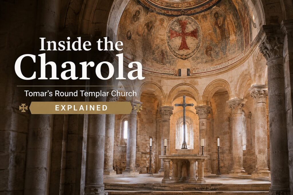 Inside the charola